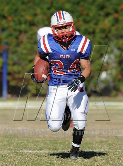 Thumbnail 1 in Coast Union @ Faith Baptist (CIF SS D1 8-Man Final) photogallery.
