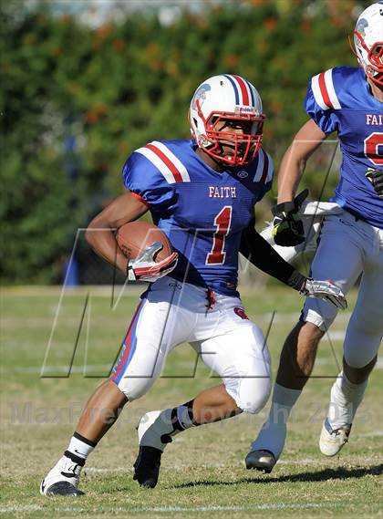 Thumbnail 2 in Coast Union @ Faith Baptist (CIF SS D1 8-Man Final) photogallery.