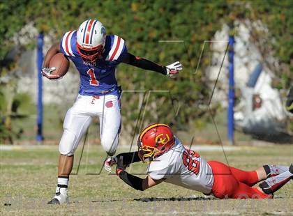 Thumbnail 2 in Coast Union @ Faith Baptist (CIF SS D1 8-Man Final) photogallery.