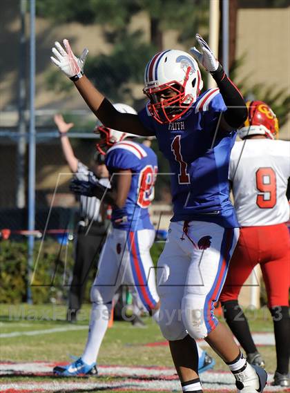 Thumbnail 3 in Coast Union @ Faith Baptist (CIF SS D1 8-Man Final) photogallery.