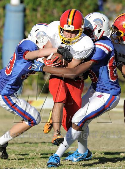 Thumbnail 1 in Coast Union @ Faith Baptist (CIF SS D1 8-Man Final) photogallery.