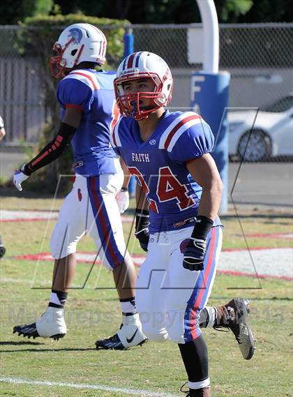 Thumbnail 1 in Coast Union @ Faith Baptist (CIF SS D1 8-Man Final) photogallery.