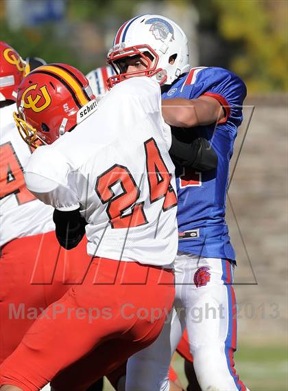 Thumbnail 2 in Coast Union @ Faith Baptist (CIF SS D1 8-Man Final) photogallery.