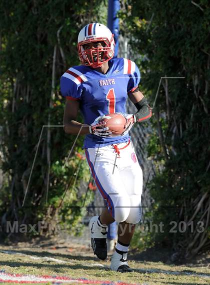 Thumbnail 3 in Coast Union @ Faith Baptist (CIF SS D1 8-Man Final) photogallery.