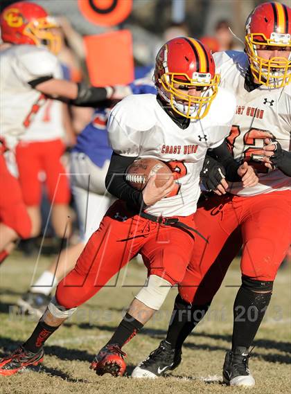 Thumbnail 3 in Coast Union @ Faith Baptist (CIF SS D1 8-Man Final) photogallery.
