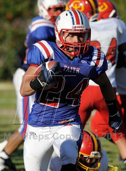 Thumbnail 1 in Coast Union @ Faith Baptist (CIF SS D1 8-Man Final) photogallery.