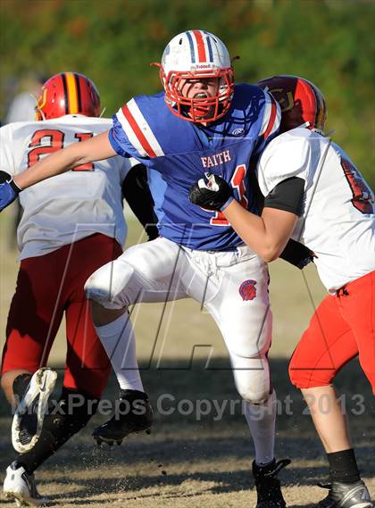 Thumbnail 1 in Coast Union @ Faith Baptist (CIF SS D1 8-Man Final) photogallery.