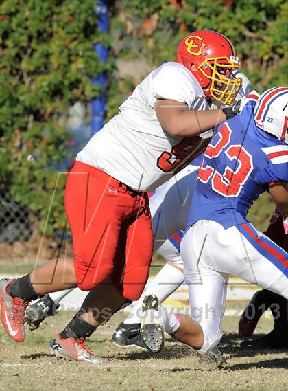 Thumbnail 3 in Coast Union @ Faith Baptist (CIF SS D1 8-Man Final) photogallery.