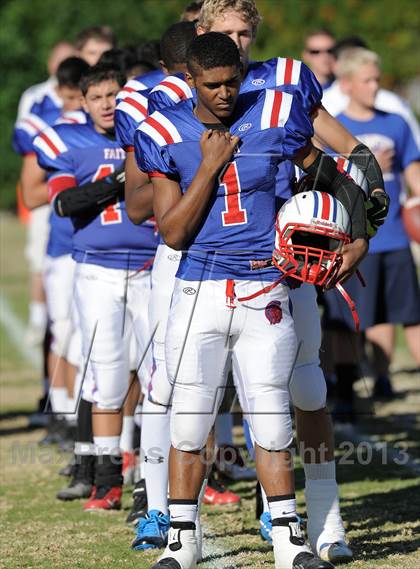 Thumbnail 2 in Coast Union @ Faith Baptist (CIF SS D1 8-Man Final) photogallery.