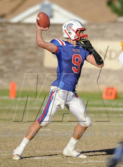 Thumbnail 3 in Coast Union @ Faith Baptist (CIF SS D1 8-Man Final) photogallery.