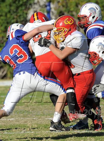 Thumbnail 1 in Coast Union @ Faith Baptist (CIF SS D1 8-Man Final) photogallery.