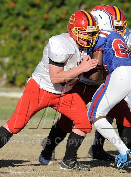 Thumbnail 2 in Coast Union @ Faith Baptist (CIF SS D1 8-Man Final) photogallery.