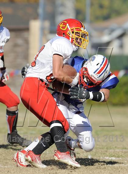 Thumbnail 3 in Coast Union @ Faith Baptist (CIF SS D1 8-Man Final) photogallery.