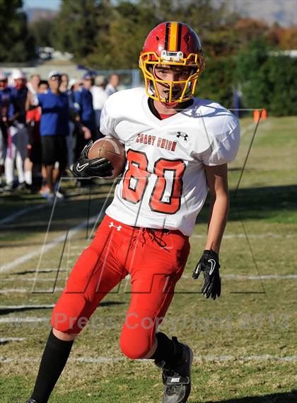 Thumbnail 3 in Coast Union @ Faith Baptist (CIF SS D1 8-Man Final) photogallery.
