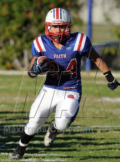 Thumbnail 2 in Coast Union @ Faith Baptist (CIF SS D1 8-Man Final) photogallery.