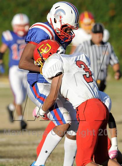 Thumbnail 2 in Coast Union @ Faith Baptist (CIF SS D1 8-Man Final) photogallery.