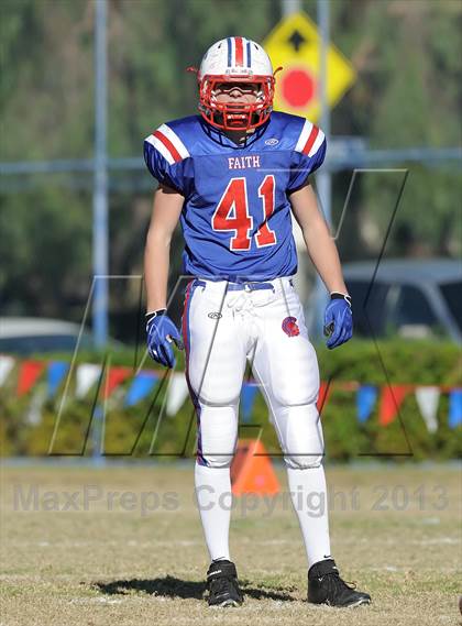 Thumbnail 2 in Coast Union @ Faith Baptist (CIF SS D1 8-Man Final) photogallery.