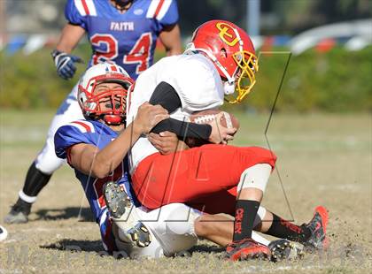 Thumbnail 1 in Coast Union @ Faith Baptist (CIF SS D1 8-Man Final) photogallery.