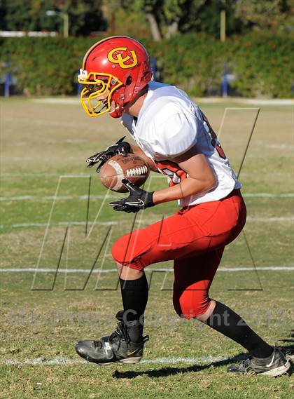 Thumbnail 3 in Coast Union @ Faith Baptist (CIF SS D1 8-Man Final) photogallery.