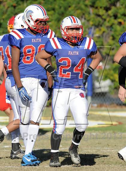 Thumbnail 1 in Coast Union @ Faith Baptist (CIF SS D1 8-Man Final) photogallery.