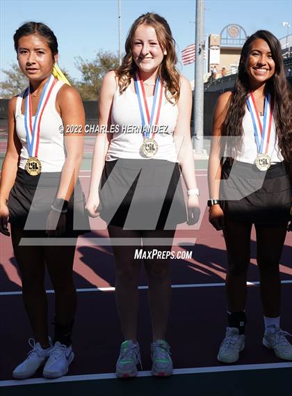 Thumbnail 2 in Amarillo vs Centennial (UIL Class 5A Team Tennis Final) photogallery.