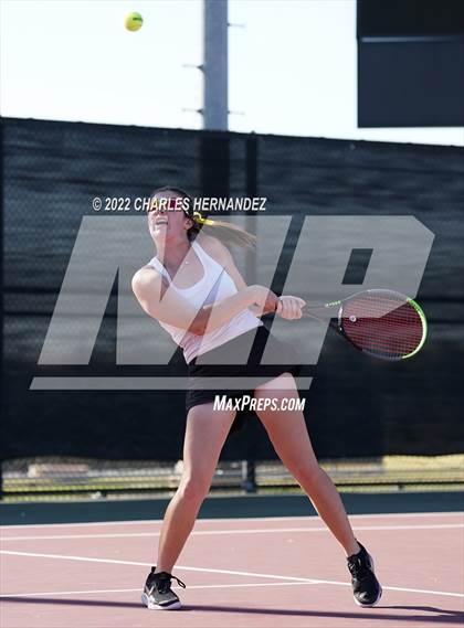 Thumbnail 2 in Amarillo vs Centennial (UIL Class 5A Team Tennis Final) photogallery.