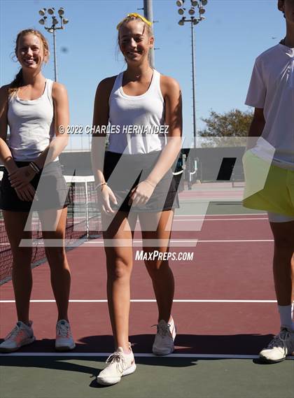 Thumbnail 3 in Amarillo vs Centennial (UIL Class 5A Team Tennis Final) photogallery.