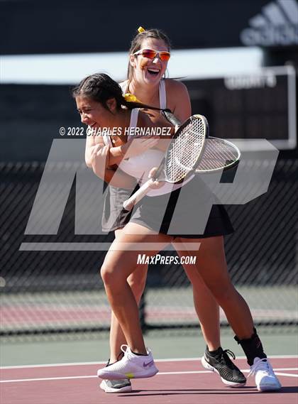 Thumbnail 3 in Amarillo vs Centennial (UIL Class 5A Team Tennis Final) photogallery.