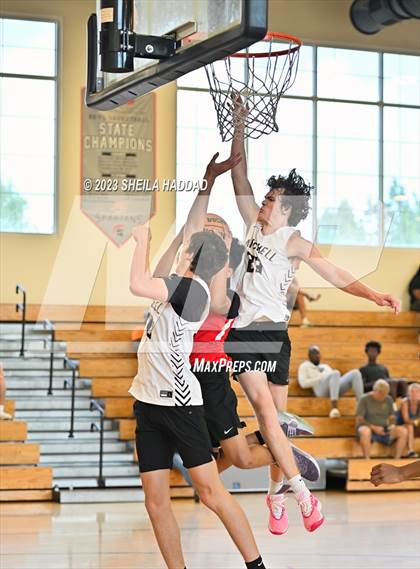 Thumbnail 2 in Tampa Bay Tech vs Mitchell  (The Hoop Vibe - Preseason League) photogallery.