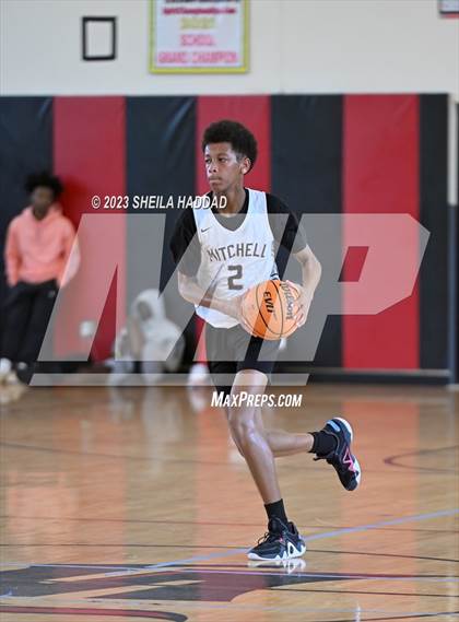 Thumbnail 2 in Tampa Bay Tech vs Mitchell  (The Hoop Vibe - Preseason League) photogallery.