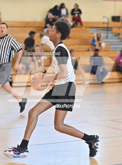 Thumbnail 1 in Tampa Bay Tech vs Mitchell  (The Hoop Vibe - Preseason League) photogallery.