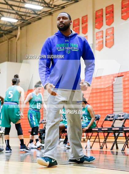 Thumbnail 3 in Woodside vs Forest Park (StatVa Girls Basketball Classic) photogallery.