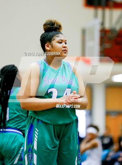 Thumbnail 2 in Woodside vs Forest Park (StatVa Girls Basketball Classic) photogallery.