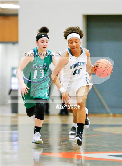 Thumbnail 3 in Woodside vs Forest Park (StatVa Girls Basketball Classic) photogallery.