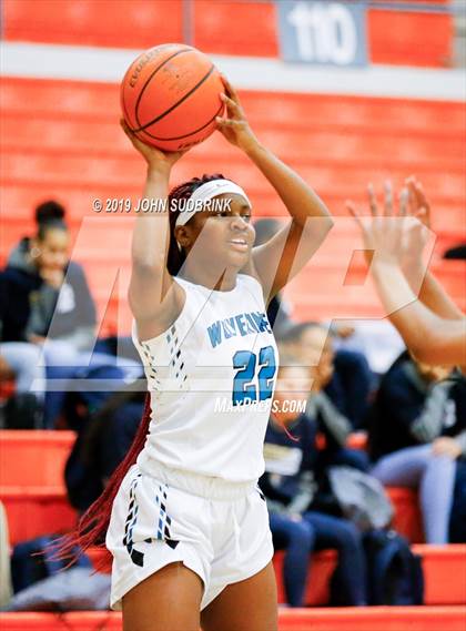 Thumbnail 3 in Woodside vs Forest Park (StatVa Girls Basketball Classic) photogallery.