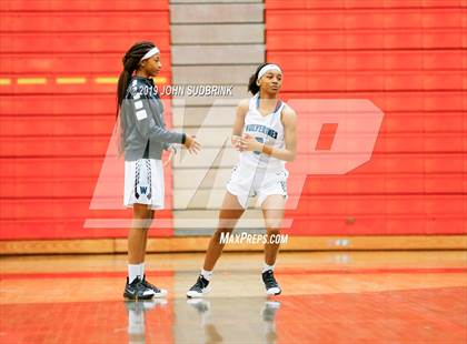 Thumbnail 1 in Woodside vs Forest Park (StatVa Girls Basketball Classic) photogallery.