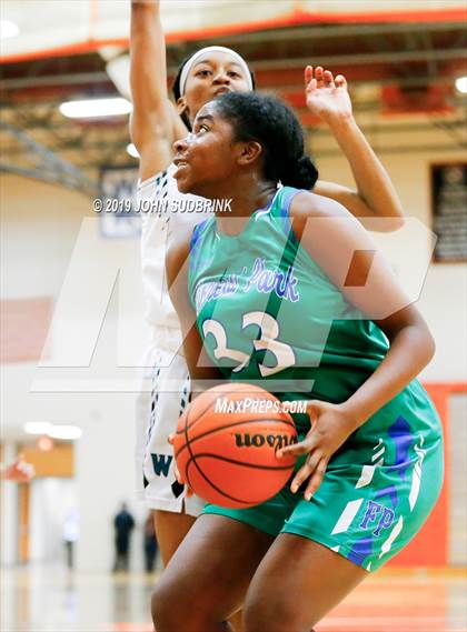 Thumbnail 1 in Woodside vs Forest Park (StatVa Girls Basketball Classic) photogallery.