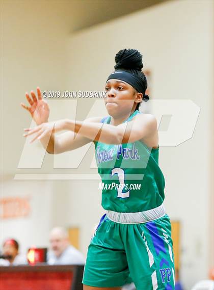 Thumbnail 3 in Woodside vs Forest Park (StatVa Girls Basketball Classic) photogallery.