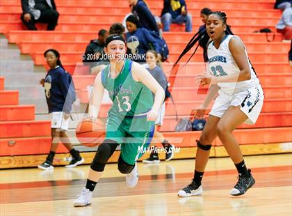 Thumbnail 3 in Woodside vs Forest Park (StatVa Girls Basketball Classic) photogallery.