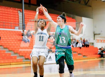 Thumbnail 2 in Woodside vs Forest Park (StatVa Girls Basketball Classic) photogallery.