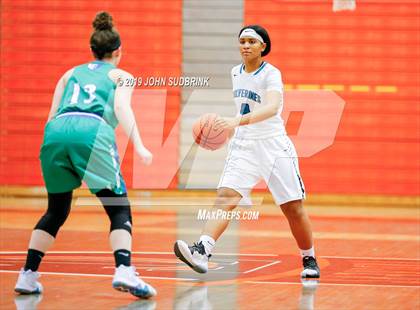 Thumbnail 3 in Woodside vs Forest Park (StatVa Girls Basketball Classic) photogallery.