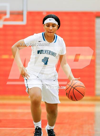 Thumbnail 1 in Woodside vs Forest Park (StatVa Girls Basketball Classic) photogallery.