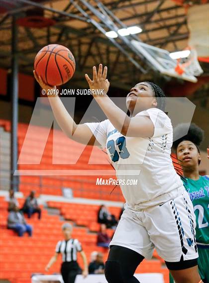 Thumbnail 2 in Woodside vs Forest Park (StatVa Girls Basketball Classic) photogallery.