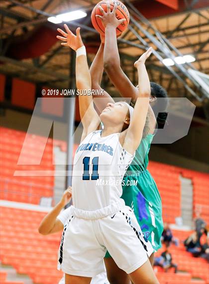Thumbnail 1 in Woodside vs Forest Park (StatVa Girls Basketball Classic) photogallery.
