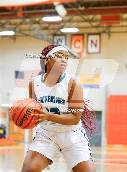 Thumbnail 3 in Woodside vs Forest Park (StatVa Girls Basketball Classic) photogallery.