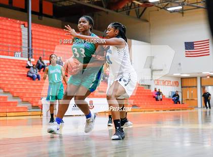 Thumbnail 2 in Woodside vs Forest Park (StatVa Girls Basketball Classic) photogallery.