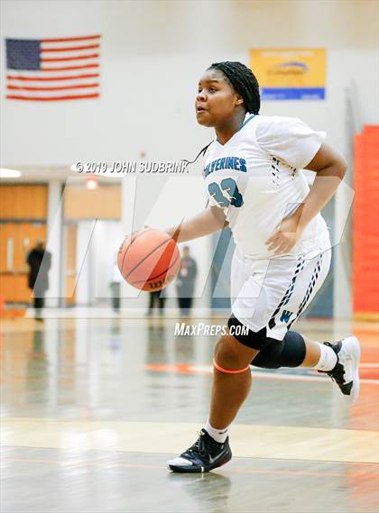 Thumbnail 2 in Woodside vs Forest Park (StatVa Girls Basketball Classic) photogallery.