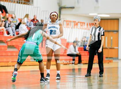 Thumbnail 1 in Woodside vs Forest Park (StatVa Girls Basketball Classic) photogallery.