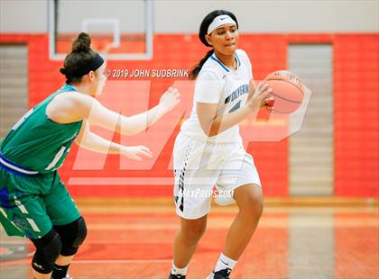 Thumbnail 2 in Woodside vs Forest Park (StatVa Girls Basketball Classic) photogallery.