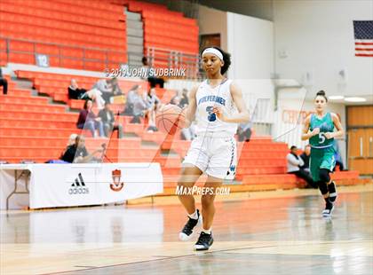 Thumbnail 3 in Woodside vs Forest Park (StatVa Girls Basketball Classic) photogallery.